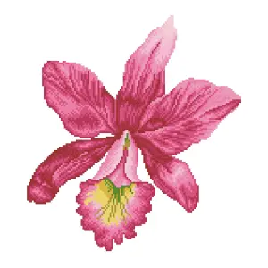 PILLOW S/GARDEN CRIM - Diamond Painting Kit: Pillow: Sparkle Garden: Pink - Diamond Dotz