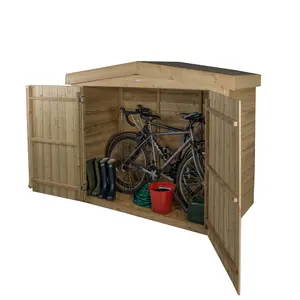 Forest Garden 2000L Tongue & groove Apex Garden storage 1450mm 1980mm