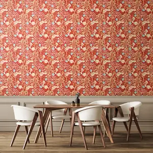 Hoopla Walls Seaweed Garden Spice Smooth Matt Wallpaper