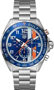 TAG Heuer Men's Special Edition Formula 1 Gulf Chronograph Quartz Men's Watch CAZ101AT.BA0842, Size 43mm