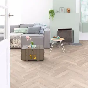 Beige Grey Wooden Effect Anti-Slip Contract Commercial Heavy-Duty Vinyl Flooring with 3.8mm Thickness-11m(36'1") X 4m(13'1")-44m²