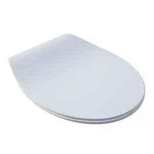 Bemis Click & Clean Slim White Standard Soft close Toilet seat