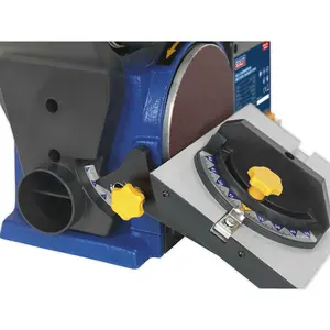 Versatile Portable Table Mounted Disc and Belt Sander - 370W Motor, 230V Power Supply