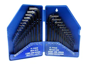 Blue Spot Tools - 30 Pce Hex Key Set