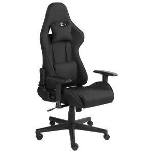 Beliani Modern Gaming Chair Black WARRIOR