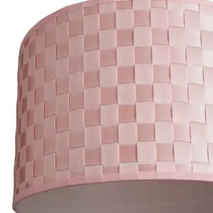 Inlight Juno Pink Woven Lamp shade (D)35cm