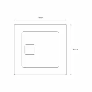 Brushed Brass Toilet Concealed Cable Cistern WC Toilet Push Button Square Dual Flush Plate