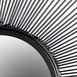 Paoletti Wire Round Wall Mounted Mirror