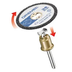 Dremel EZ Speedclic Grinding wheel (Dia)38mm, Pack of 2