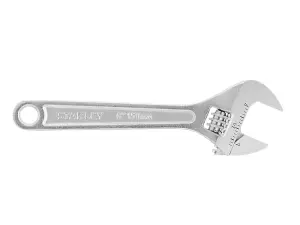 STANLEY Metal Adjustable Wrench 150mm (6in)