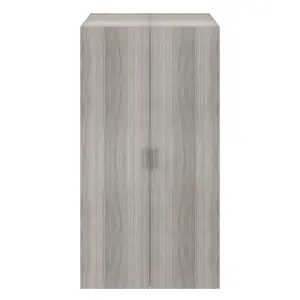 GoodHome Atomia Freestanding Matt grey oak effect Particle board Wardrobe (H)1875mm (W)1000mm (D)600mm