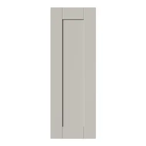 GoodHome Ashmead Matt pebble Shaker Highline Cabinet door (W)250mm (H)715mm (T)16mm