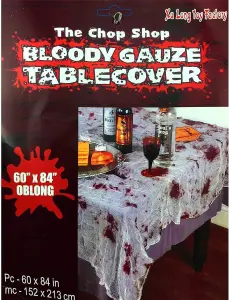 2pk Halloween Blood-Stained Tablecloth - Fancy Party Table Cover, 60x84in