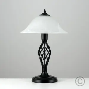 Axelrod Metal Table Lamp Black