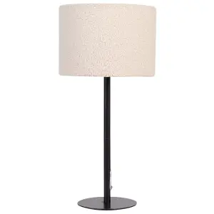 Boucle Table Lamp Beige VINAZCO