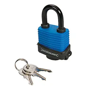 Silverline Weather-Resistant Padlock - 48mm