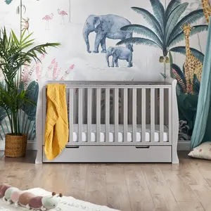 Stamford Cot Bed Warm Grey