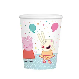 pa Pig Paper Party Cup (Pack of 8) Multicoloured (One Size)