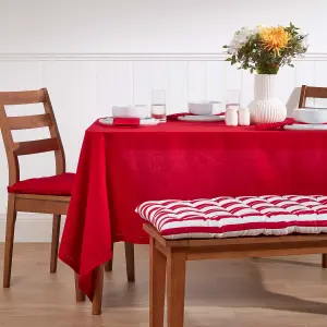 Homescapes Red Tablecloth 137 x 178 cm