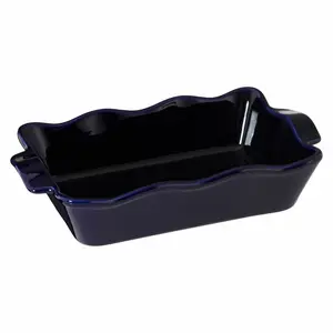 Stoneware Rectangular Blue Casserole Dish 30cm