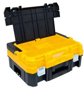 Dewalt DWST1-70704 TSTAK I + DWST1-70705 TStak III Stackable Tool Storage Boxes