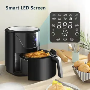 7 L Family Digital Touchscreen Air Fryer Black