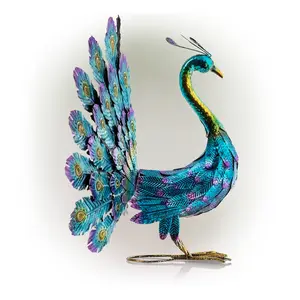 Bird Animals Weather Resistant Metal Garden Statue