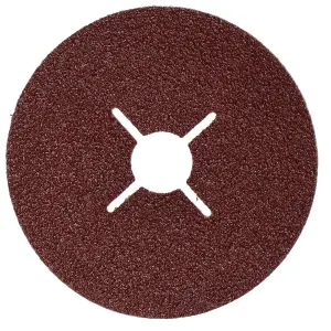 50pc 115mm (4.5") Fibre Discs 36 Grit Abrasive Sanding Disc Wood Metal Masonry