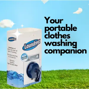 Laundreez Travel Laundry Bag - Portable Clothes Washer