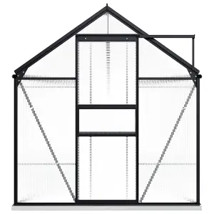 Berkfield Greenhouse with Base Frame Anthracite Aluminium 9.31 m2