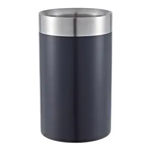 Buckingham Double Wall Stainless Steel Professional Wine Cooler 1.5 Litre / 20 cm , black finish