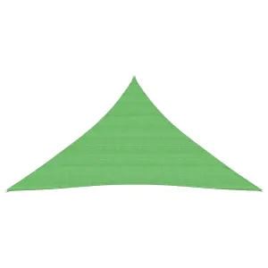 Berkfield Sunshade Sail 160 g/m2 Light Green 3x4x4 m HDPE