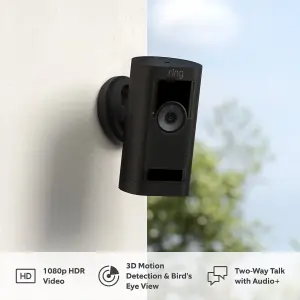 Ring Black Smart battery-powered IP camera