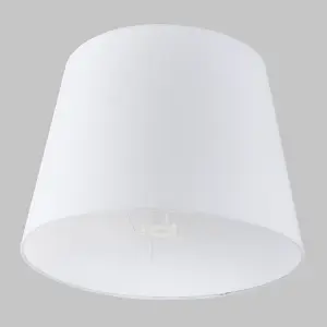 ValueLights Aspen Modern White Fabric Table Floor Light Shade