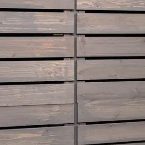 Pack of 4 Grey Washed Back Panels Only For SA BINS3 Double Bin Storage