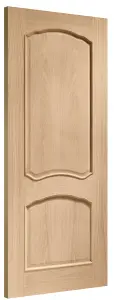 Pre-Finished Internal Oak Louis Door with Raised Mouldings Door  - 1981 x 838 x 35mm (33")