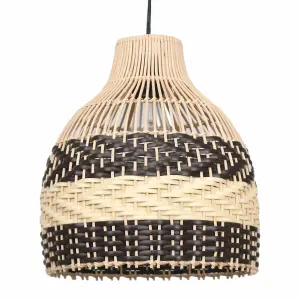 First Choice Lighting Tanya Natural Rattan Mix Pendant Lightshade