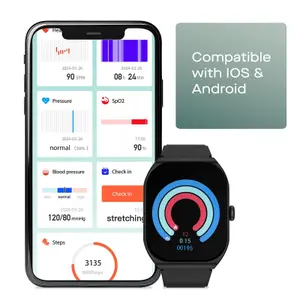 Daewoo Active Smart Watch Fitness Tracker with Voice Call Heart Rate Sleep Monitor & Find My Phone