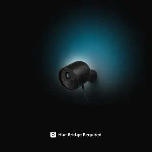 Philips Hue Secure Wired Camera Black