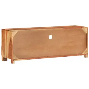 Berkfield TV Cabinet 110x30x40 cm Solid Acacia Wood