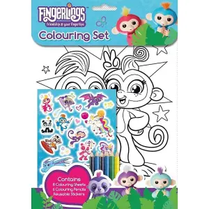 Fingerlings Characters Colouring Set Multicoloured (One Size)