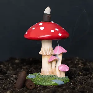 Mushroom Backflow Incense Cone Burner