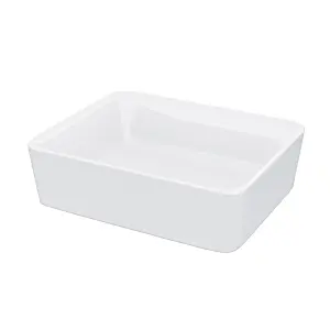 Nes Home 485 x 380 mm Rectangle Counter Top Basin Cloakroom Bathroom Sink