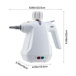 1000W White Corded Handheld Steam Cleaner Use on Kitchen,Bathroom Tiles