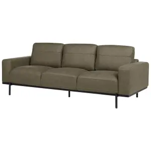 3 Seater Fabric Sofa Green SOVIK