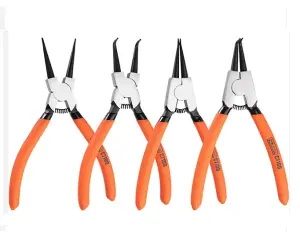 RICHMANN C7100, circlip pliers set 4 pcs internal external 160mm straight bent