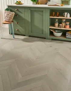 Impero Chevron Pearl Grey Oak. 1.94m² Pack