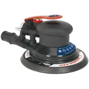 PRO 150mm AIR Palm Sander 5mm Orbital - 1/4" BSP - DUST FREE Hook & Loop Pad