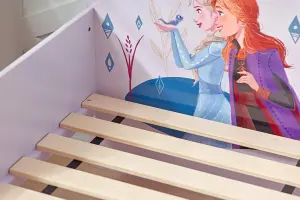 Disney Frozen Toddler Bed: Sturdy Engineered Wood Construction, Fits 140cm x 70cm Mattress (Mattress not included)