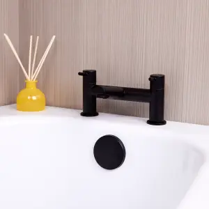 Flode Kumla Bath Filler - Matt Black